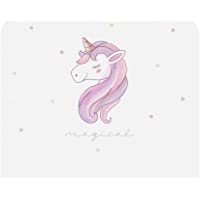 Miroytengo Cabecero Infantil Unicorn con impresión Decorativa de Unicornio y Topos de Colores habitación Juvenil 110x90…